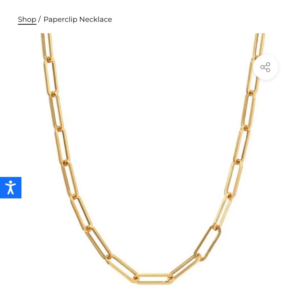 Montce Paperclip necklace Yunis K